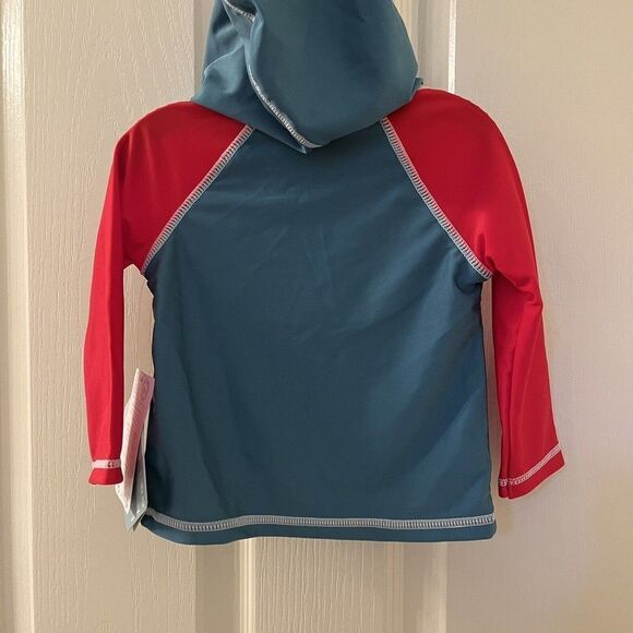 Disney Baby Mickey Mouse Hooded Rashguard Swim Top Boys Size 6-9 Months NWT - Picture 12 of 12